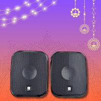 iBall Decor 9-2.0 USB Powered Computer Multimedia Speakers-Black